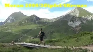 Unterwegs in den Alpen 2018: Meran 2000/ über 3 Gipfel zu 4 Kreuzen