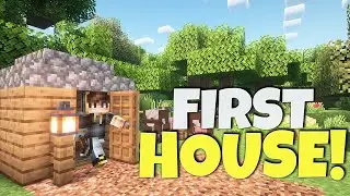 Terraforming for  My FIRST Starter House in MatkaSMP! 🏠 / Minecraft Smp Live
