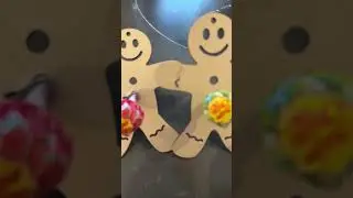 Gingerbread men with chupa chups