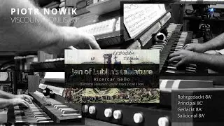 🎹 Polish tablature by Joannis de Lublin: Ricercar bello [Cavazzoni: Canzon sopra il e bel e bon] ♫