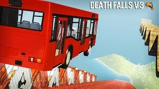 Beamng drive - Death Falls Cars