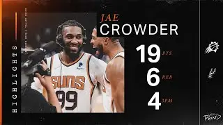 Jae Crowder Scores a Season-high 19 Points vs. the Spurs | Phoenix Suns