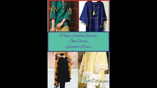 Very Latest One Colour Casual Dress Designs__Plain, Simple,Stylish One Colour Summer Dress