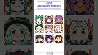 Animated Emote Commissions  #vtuber #emote #commission #art