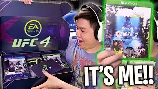 I'M ON THE COVER! Special UFC 4 Care Package Unboxing!!