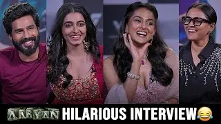 Aaryan Movie Team Hilarious Interview | Vishnu Vishal | Shraddha Srinath | Maanasa Choudhary