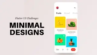FlutterUI - Minimal designs - Fruits