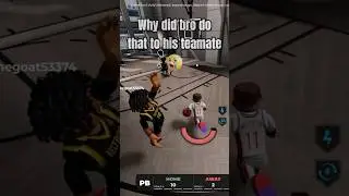 WHY did my teamate sell the clip😭🙏🏾 #roblox #wittyyb #practicalbasketball