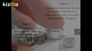 Como montar tapacubos Mustang en llantas universales 1/32