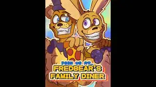Fredbear's Family Diner SpeedPaint #fnaf #ytshorts #art
