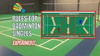 🏆Rules for Badminton Singles - By BadmintonPlanet.com