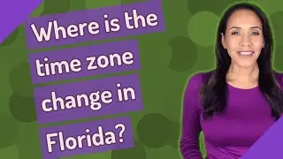 Where is the time zone change in Florida?