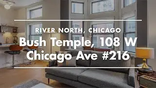 Apartment Tour in Chicago | The Bush Temple Furnished Apartment in River North