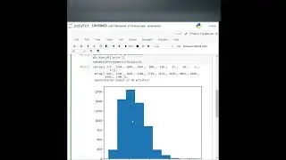 plotting histogram in python #pyhton  #plotting