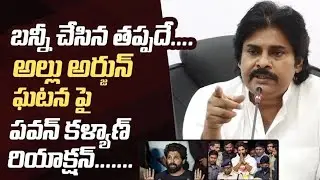 Allu Arjun Sandhya Theatre Issue | Deputy CM Pawan Kalyan Reacts on Allu Arjun Arrest #pushpa2 #pk