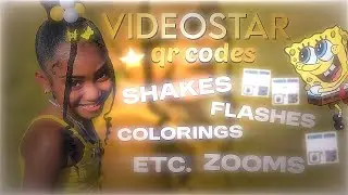 VIDEOSTAR QR CODES (shakes, zooms, colors) 