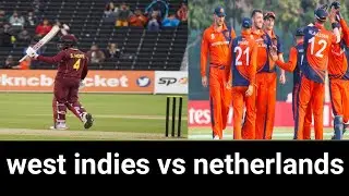 West Indies vs Netherlands Highlights | 1stODI Cricket Highlights | Ned Vs Wi