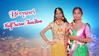 Divyasri Half Saree Function 4k  | MAHESHSTDUIO