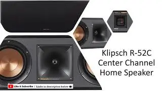 Klipsch R 52C Center Channel Home Speaker