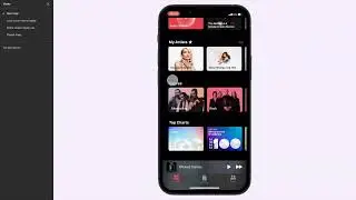 Apple Music Redesign Prototype Walkthrough