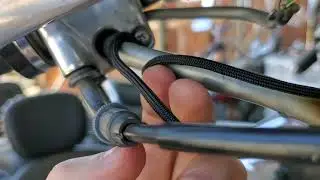 motorcycle cable wrap (diy)