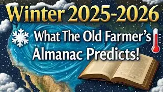 Зима 2025-2026: что предсказывает старый фермерский альманах! #WinterForecast #FarmersAlmanac #Sn...