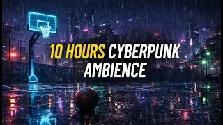 10 Hours Cyberpunk 2077 Basketball Court Ambience Sounds