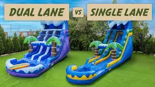 Benefits Of Dual Lane Slides VS Single Lane Slides | XJUMP