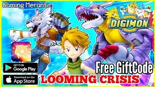 Digimon Looming Crisis - Free 5 GiftCode Gameplay Android