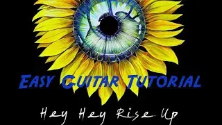 Hey Hey Rise Up / Ой у лузі... Pink Floyd easy guitar tutorial