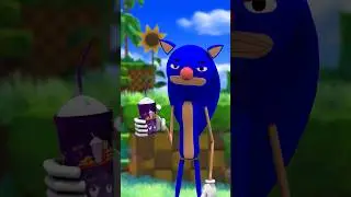 When ugly Sonic try Grimace Milkshake 🤢😱🤮 #memeanimation #animation #meme @StikAnimationsYT