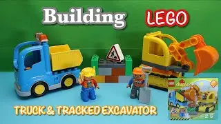 Building LEGO Duplo Truck & Tracked Excavator,reviews