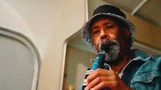 Low Stress: Vintage Airstream Synth Performance | Wind Controller & Multi-Synth Setup (Ocean Waves)