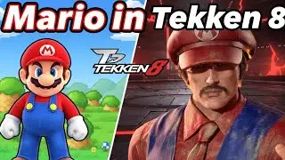 Tekken 8: Super Mario Skin Gameplay|PS5 Live