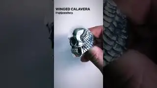 Winged CALAVERA Skull Ring
