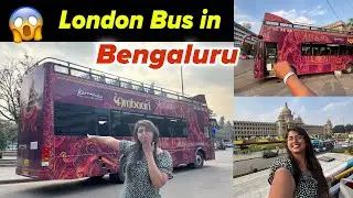 London style Double Decker Bus in Bengaluru | Hop-On Hop-Off Bus | Soniya Kannada Vlog
