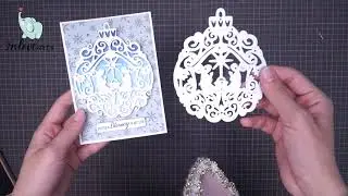 Video Tutorial | Inlovearts | Cutting Dies | Christmas Lace Ball Decoration Cutting Dies