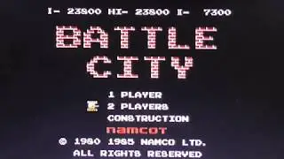 Battle City (Namcot, 1985) - проходим с Юлей