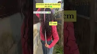 I Tried Inversion Method For 30 Days & This happened!😱Does This Really Work?🤔✅❌#shorts #hairgrowth