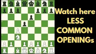 RARE and Uncommon chess openings explained that are actually Good😱♟️||