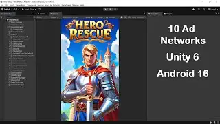 Hero Rescue Unity Game | Hero Rescue Unity Source Code | Pull The Pin Puzzle Unity | 2D Game Unity