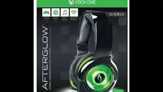 Afterglow gaming headset unboxing video