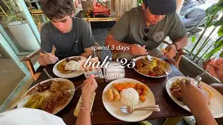 spend 3 days with us..!! bali edition :)
