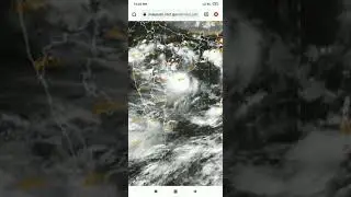 Landfall Process of #cyclone #gulab in #india #odisha #andhrapradesh