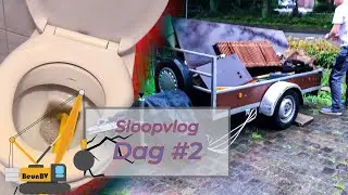 WC vol Pompen, Regenpijp Weg en de Geniale Kledingroller | Sloop Vlog 2