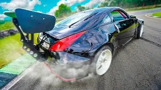 PRIMEIRO DRIFT COM 350z NOVO !! * deu ruim de maaaais 🥺😢*