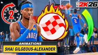 2 HOURS of PLAYING JUST LIKE SHAI GILGEOUS-ALEXANDER in the RANDOM REC (NBA 2K26)
