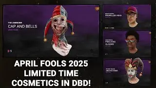 APRIL FOOLS DAY 2025 DEAD BY DAYLIGHT! UNKNOWN JESTER COSMETIC! LIMITED TIME ADAM & VITTORIO HEADS!