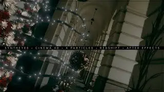 Syntheyes, Cinema 4D, Redshift, X Particles and After Effects Tracking Test
