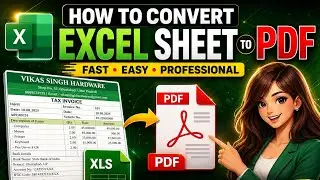 Excel to PDF Convert | How to convert Excel to PDF | Excel to pdf kaise karte hai?